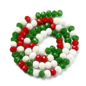 Christmas Theme Glass Beads Strands