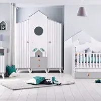 Dětský pokoj tweety - bílá/šedá