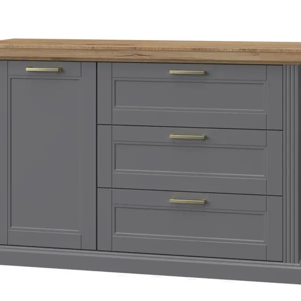 Kombinovaná komoda artis-šedá/ořech pacific