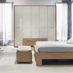 Ložnice 160 i hagop - ořech pacifik/béžová