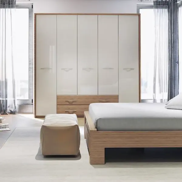 Ložnice 160 i hagop - ořech pacifik/béžová