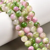 Natural Dyed Persian Jade Gemstone Bead Strands