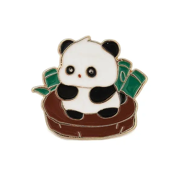Panda Theme Enamel Pins