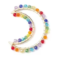 Colorful Glass Beaded Big Pendants