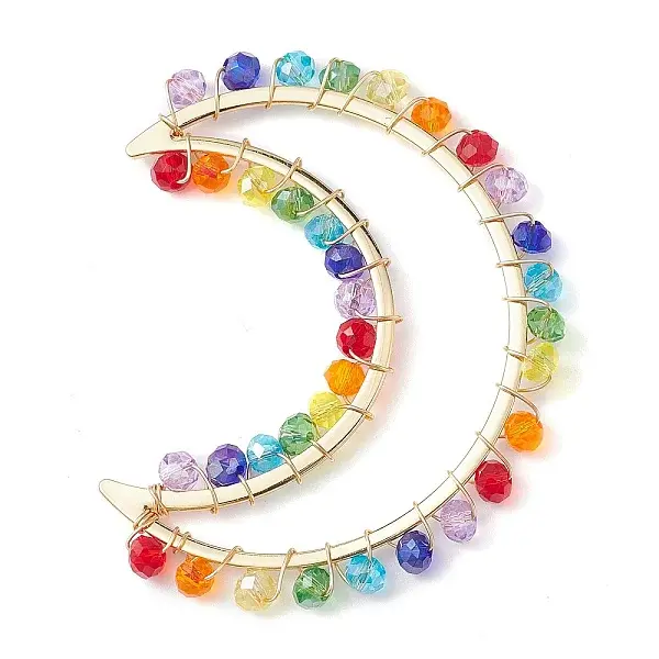 Colorful Glass Beaded Big Pendants