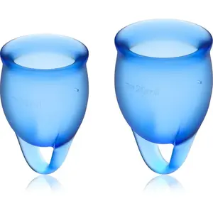 Satisfyer Feel Confident Menstrual Cup menstruační kalíšek Dark blue