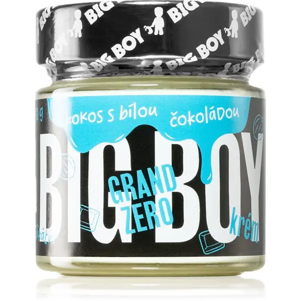 Big Boy Grand Zero Kokos s bílou čokoládou kokosová pomazánka s čokoládou 250 g