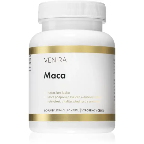 Venira Maca kapsle pro podporu fyzického a duševního zdraví 80 cps
