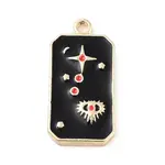 Tarot Alloy Enamel Pendants