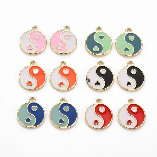 Rack Plating Alloy Enamel Charms