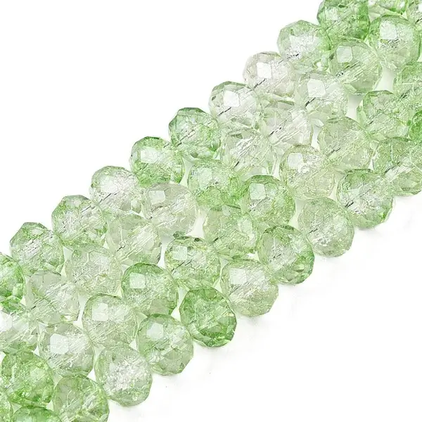 Transparent Glass Beads Strands