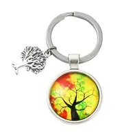 Alloy Glass Keychains