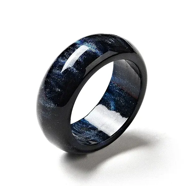 Resin Plain Band Finger Ring for Women