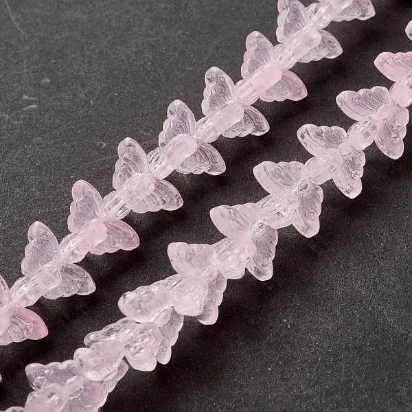 Transparent Glass Beads Strand