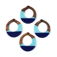 Resin & Walnut Wood Pendants