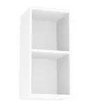 Závěsná skříňka rea rebecca 9 s dvířky/bez dvířek - bílá