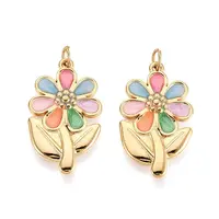 304 Stainless Steel Enamel Pendants