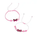 Adjustable Nylon Braided Bead Bracelets