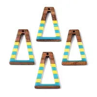 Epoxy Resin & Walnut Wood Pendants