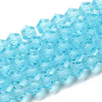 Transparent Glass Beads Strands