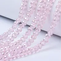 Electroplate Glass Beads Strands