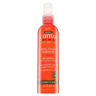 Cantu Shea Butter Coil Calm Detangler bezoplachová péče pro snadné rozčesávání vlasů 237 ml