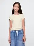 GAP  Dívčí Dětské žebrované tričko 716583-02 Veľkosť: XS