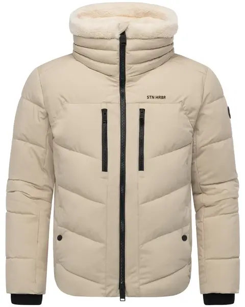 STONE HARBOUR Zimná bunda 'Ansello XX'  piesková