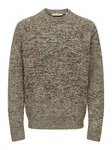 Only & Sons Sveter 'ONSBERNO'  sivá melírovaná
