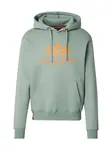 ALPHA INDUSTRIES Mikina  mätová / oranžová