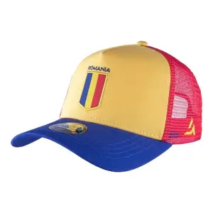 FLLÖS T-CAP ROMANIA 5 Dětská trucker kšiltovka, červená, velikost