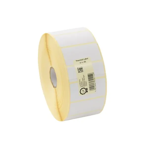 Brother LDE1E026051127P, 51mm x 26mm, originální bílé papírové štítky, 3000 etiket