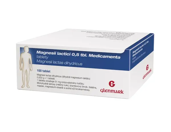 Medicamenta Magnesii lactici 0.5 tbl. 100 tablet