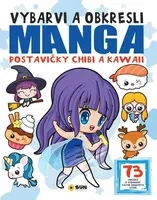 Vybarvi a obkresli - Manga postavičky Chibi a Kawai (Defekt)