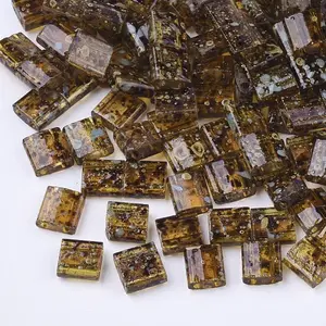 2-Hole Transparent Glass Seed Beads