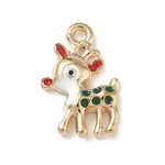 Christmas Alloy Enamel Pendants