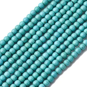 Synthetical Turquoise Beads Strands