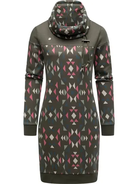 Ragwear Šaty 'Chlloe Aztec'  modrá / mätová / jedľová / pitaya