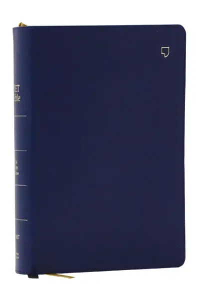 NET Bible, Full Notes Edition (NET, Blue Leathersoft, Comfort Print, Thumb Indexed) - Thomas Nelson