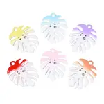 Spray Painted Alloy Big Pendants