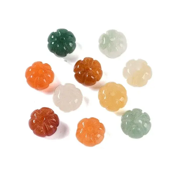 Natural Green/Yellow/Pink Aventurine Beads