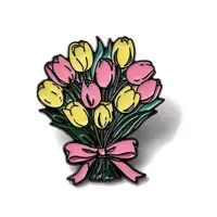 Tulip Flower Enamel Pins