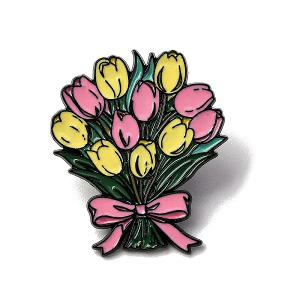 Tulip Flower Enamel Pins