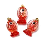 Handmade Dichroic Foil Lampwork Pendants