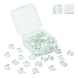 60Pcs Transparent Glass Cabochons