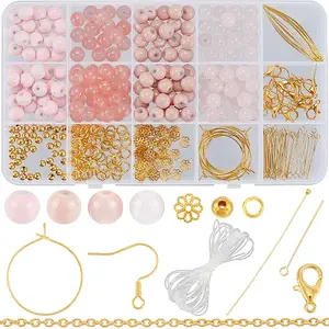 DIY Glass Beaded Bracelets & Earrings Jewelry Making Kit