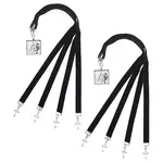 2Pcs Single Face Velvet Bookmarks