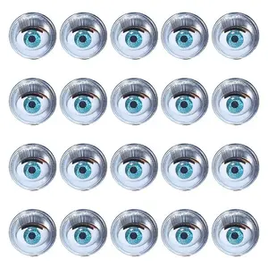 10 Pairs Iron & Plastic Blinkable Craft Eye