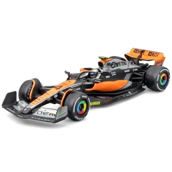 Bburago 1:24 RACE Formula F1 - McLaren F1 Team MCL38 (2024) #4 (Lando Norris) - Pevné pouzdro
