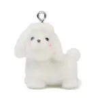 Animal Theme Flocky Opaque Resin Pendants